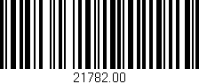 Código de barras (EAN, GTIN, SKU, ISBN): '21782.00'