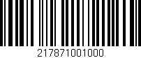 Código de barras (EAN, GTIN, SKU, ISBN): '217871001000'