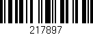 Código de barras (EAN, GTIN, SKU, ISBN): '217897'
