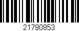 Código de barras (EAN, GTIN, SKU, ISBN): '21790853'