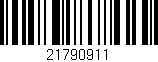 Código de barras (EAN, GTIN, SKU, ISBN): '21790911'
