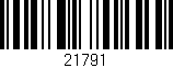 Código de barras (EAN, GTIN, SKU, ISBN): '21791'