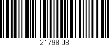 Código de barras (EAN, GTIN, SKU, ISBN): '21798.08'