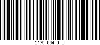 Código de barras (EAN, GTIN, SKU, ISBN): '2179_884_0_U'