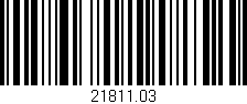 Código de barras (EAN, GTIN, SKU, ISBN): '21811.03'