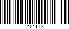 Código de barras (EAN, GTIN, SKU, ISBN): '21811.05'