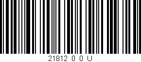 Código de barras (EAN, GTIN, SKU, ISBN): '21812_0_0_U'