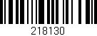 Código de barras (EAN, GTIN, SKU, ISBN): '218130'