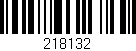 Código de barras (EAN, GTIN, SKU, ISBN): '218132'