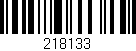 Código de barras (EAN, GTIN, SKU, ISBN): '218133'