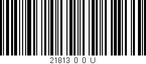 Código de barras (EAN, GTIN, SKU, ISBN): '21813_0_0_U'