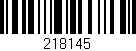 Código de barras (EAN, GTIN, SKU, ISBN): '218145'