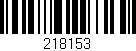 Código de barras (EAN, GTIN, SKU, ISBN): '218153'