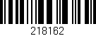 Código de barras (EAN, GTIN, SKU, ISBN): '218162'