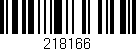 Código de barras (EAN, GTIN, SKU, ISBN): '218166'