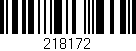 Código de barras (EAN, GTIN, SKU, ISBN): '218172'