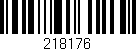 Código de barras (EAN, GTIN, SKU, ISBN): '218176'