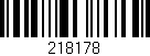 Código de barras (EAN, GTIN, SKU, ISBN): '218178'