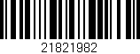 Código de barras (EAN, GTIN, SKU, ISBN): '21821982'