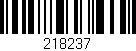 Código de barras (EAN, GTIN, SKU, ISBN): '218237'