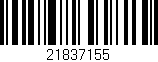 Código de barras (EAN, GTIN, SKU, ISBN): '21837155'