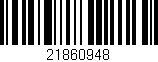 Código de barras (EAN, GTIN, SKU, ISBN): '21860948'