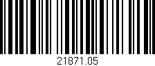 Código de barras (EAN, GTIN, SKU, ISBN): '21871.05'