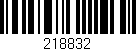 Código de barras (EAN, GTIN, SKU, ISBN): '218832'