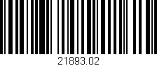 Código de barras (EAN, GTIN, SKU, ISBN): '21893.02'