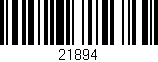 Código de barras (EAN, GTIN, SKU, ISBN): '21894'