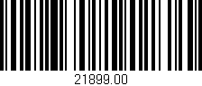 Código de barras (EAN, GTIN, SKU, ISBN): '21899.00'