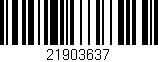 Código de barras (EAN, GTIN, SKU, ISBN): '21903637'