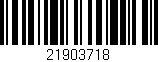 Código de barras (EAN, GTIN, SKU, ISBN): '21903718'