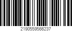 Código de barras (EAN, GTIN, SKU, ISBN): '2190559566237'