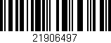 Código de barras (EAN, GTIN, SKU, ISBN): '21906497'