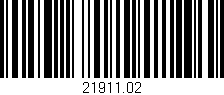 Código de barras (EAN, GTIN, SKU, ISBN): '21911.02'