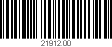 Código de barras (EAN, GTIN, SKU, ISBN): '21912.00'