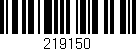 Código de barras (EAN, GTIN, SKU, ISBN): '219150'