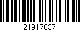 Código de barras (EAN, GTIN, SKU, ISBN): '21917837'