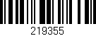 Código de barras (EAN, GTIN, SKU, ISBN): '219355'