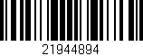 Código de barras (EAN, GTIN, SKU, ISBN): '21944894'