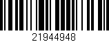 Código de barras (EAN, GTIN, SKU, ISBN): '21944948'