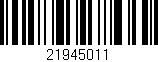 Código de barras (EAN, GTIN, SKU, ISBN): '21945011'