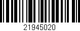Código de barras (EAN, GTIN, SKU, ISBN): '21945020'