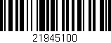 Código de barras (EAN, GTIN, SKU, ISBN): '21945100'