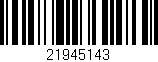 Código de barras (EAN, GTIN, SKU, ISBN): '21945143'