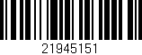 Código de barras (EAN, GTIN, SKU, ISBN): '21945151'