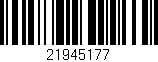 Código de barras (EAN, GTIN, SKU, ISBN): '21945177'
