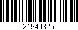 Código de barras (EAN, GTIN, SKU, ISBN): '21949325'