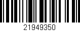 Código de barras (EAN, GTIN, SKU, ISBN): '21949350'
